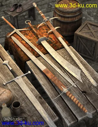 3D打印模型Zweihänders的图片