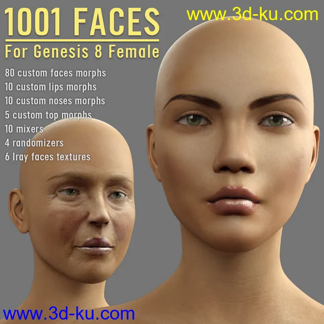 1001 Faces for G8 females模型的图片1
