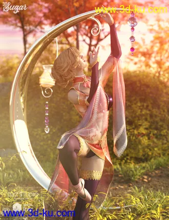 3D打印模型101 Series - Pure Grace Poses and Ballet Shoes for Genesis 8 Female的图片