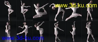 3D打印模型101 Series - Pure Grace Poses and Ballet Shoes for Genesis 8 Female的图片