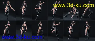 3D打印模型101 Series - Super Action Poses for Genesis 8的图片