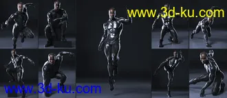3D打印模型101 Series - Super Action Poses for Genesis 8的图片
