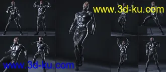 3D打印模型101 Series - Super Action Poses for Genesis 8的图片