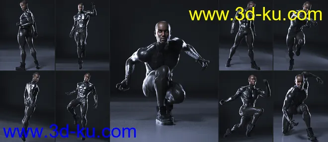 101 Series - Super Action Poses for Genesis 8模型的图片11