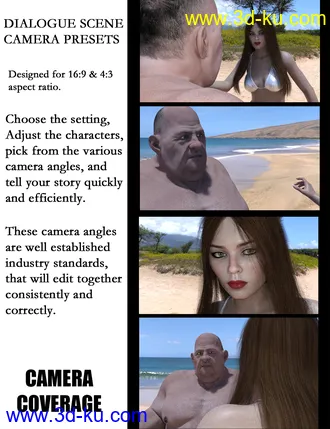 3D打印模型1stB Camera Coverage - Dialogue Scene Presets的图片