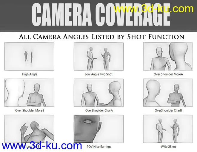 1stB Camera Coverage - Dialogue Scene Presets模型的图片7