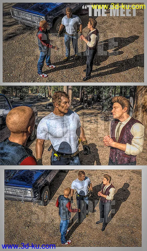 1stB Camera Coverage - Dialogue Scene Presets模型的图片9