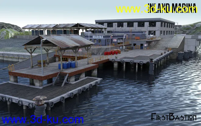 1stB Inland Marina模型的图片3