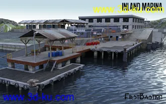 3D打印模型1stB Inland Marina的图片