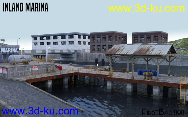 1stB Inland Marina模型的图片4