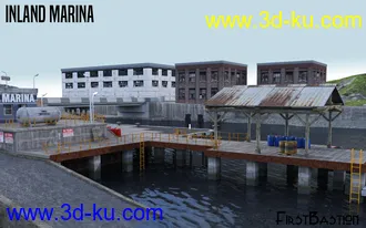 3D打印模型1stB Inland Marina的图片