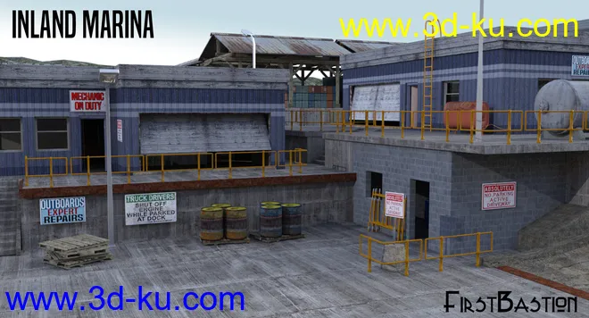 1stB Inland Marina模型的图片8