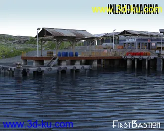 3D打印模型1stB Inland Marina的图片