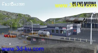 3D打印模型1stB Inland Marina的图片