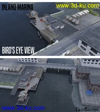 3D打印模型1stB Inland Marina的图片