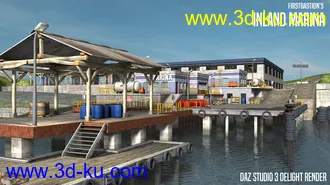 3D打印模型1stB Inland Marina的图片
