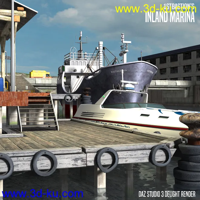 1stB Inland Marina模型的图片18