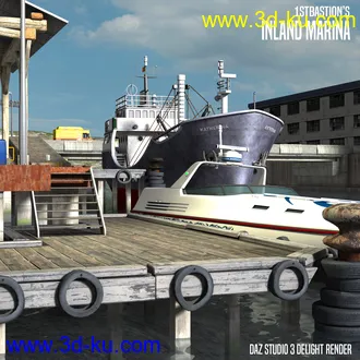 3D打印模型1stB Inland Marina的图片