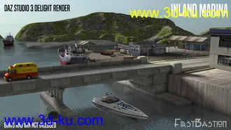 3D打印模型1stB Inland Marina的图片