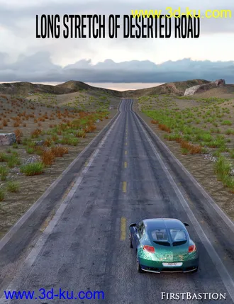 3D打印模型1stB Long Stretch of Deserted Road的图片