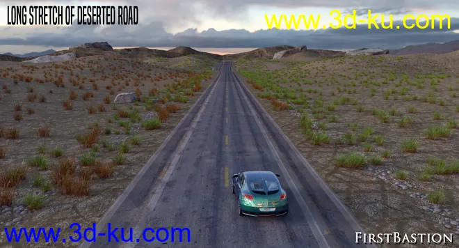 1stB Long Stretch of Deserted Road模型的图片2