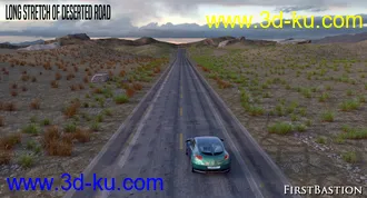 3D打印模型1stB Long Stretch of Deserted Road的图片