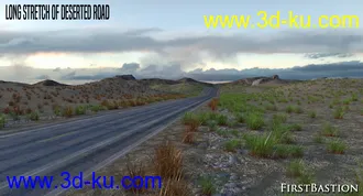 3D打印模型1stB Long Stretch of Deserted Road的图片