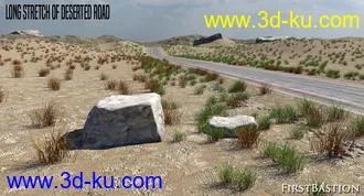 3D打印模型1stB Long Stretch of Deserted Road的图片
