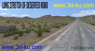 3D打印模型1stB Long Stretch of Deserted Road的图片