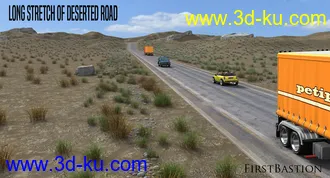 3D打印模型1stB Long Stretch of Deserted Road的图片