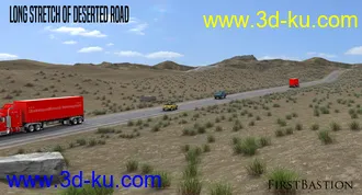3D打印模型1stB Long Stretch of Deserted Road的图片