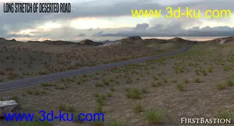 3D打印模型1stB Long Stretch of Deserted Road的图片