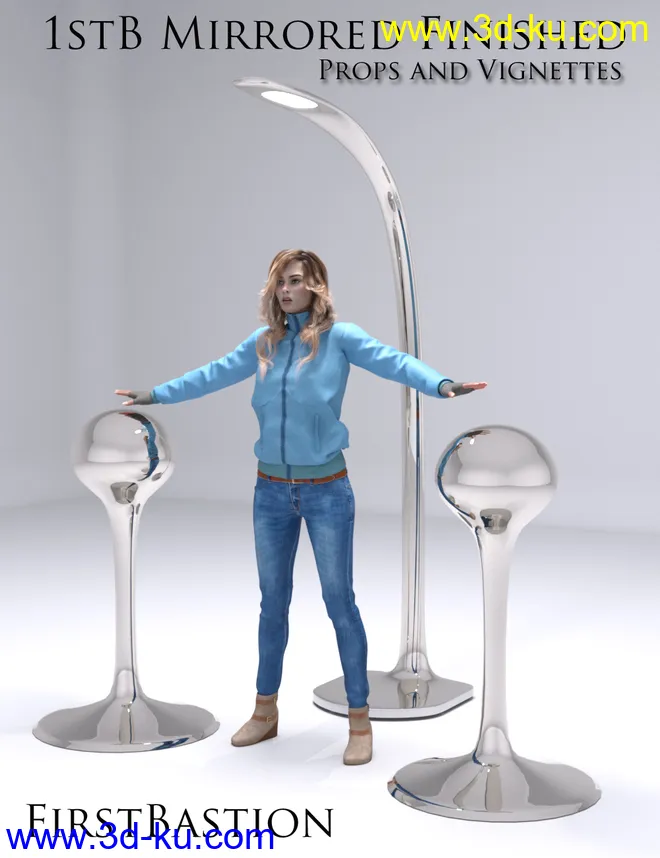 1stB Mirrored Finish Props and Vignettes模型的图片1