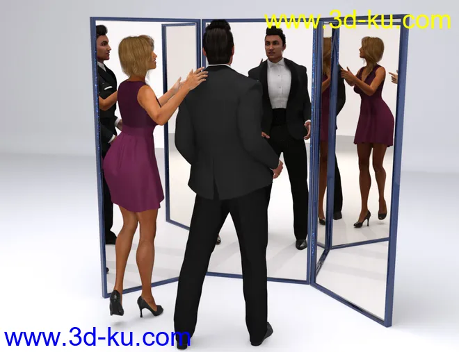 1stB Mirrored Finish Props and Vignettes模型的图片12