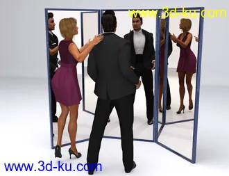 3D打印模型1stB Mirrored Finish Props and Vignettes的图片