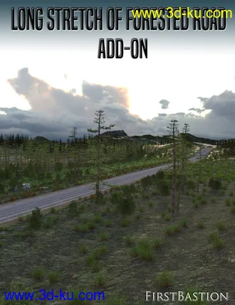 3D打印模型1stB-Long Stretch of Forested Road Add-On的图片