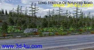 3D打印模型1stB-Long Stretch of Forested Road Add-On的图片