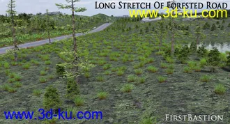 3D打印模型1stB-Long Stretch of Forested Road Add-On的图片