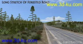 3D打印模型1stB-Long Stretch of Forested Road Add-On的图片