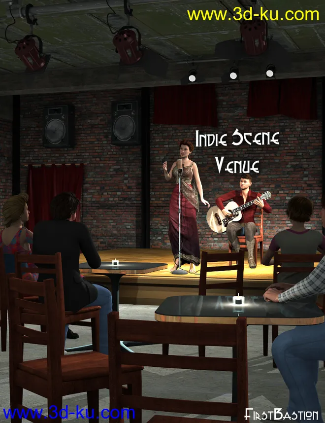 1stBastion's Indie Scene Venue Bar模型的图片1