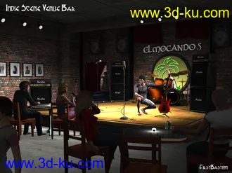 3D打印模型1stBastion's Indie Scene Venue Bar的图片