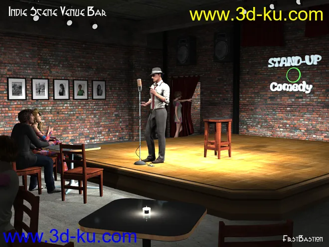 1stBastion's Indie Scene Venue Bar模型的图片3