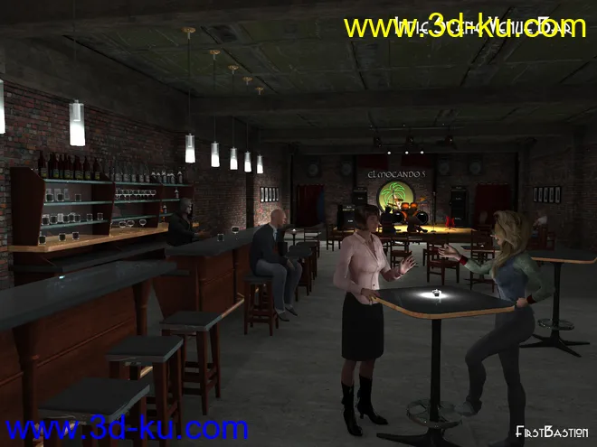 1stBastion's Indie Scene Venue Bar模型的图片4