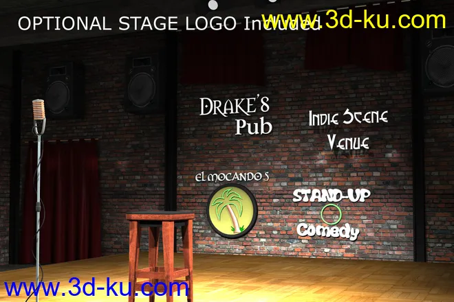 1stBastion's Indie Scene Venue Bar模型的图片7