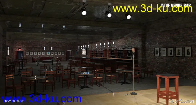 1stBastion's Indie Scene Venue Bar模型的图片9