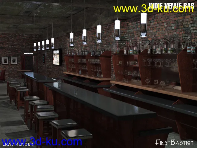 1stBastion's Indie Scene Venue Bar模型的图片15