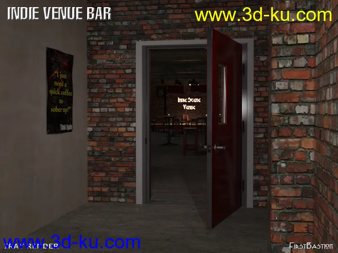 1stBastion's Indie Scene Venue Bar模型的图片16