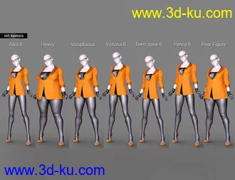 3D打印模型21st Century Girl Outfit for Genesis 8 Female(s)的图片