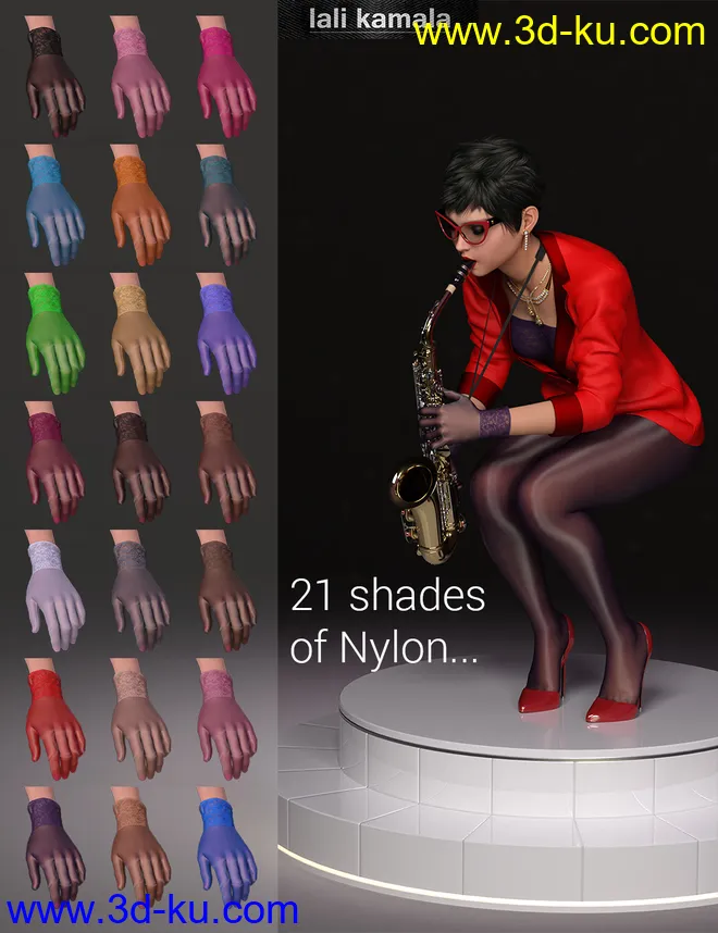 21st Century Girl Outfit for Genesis 8 Female(s)模型的图片8