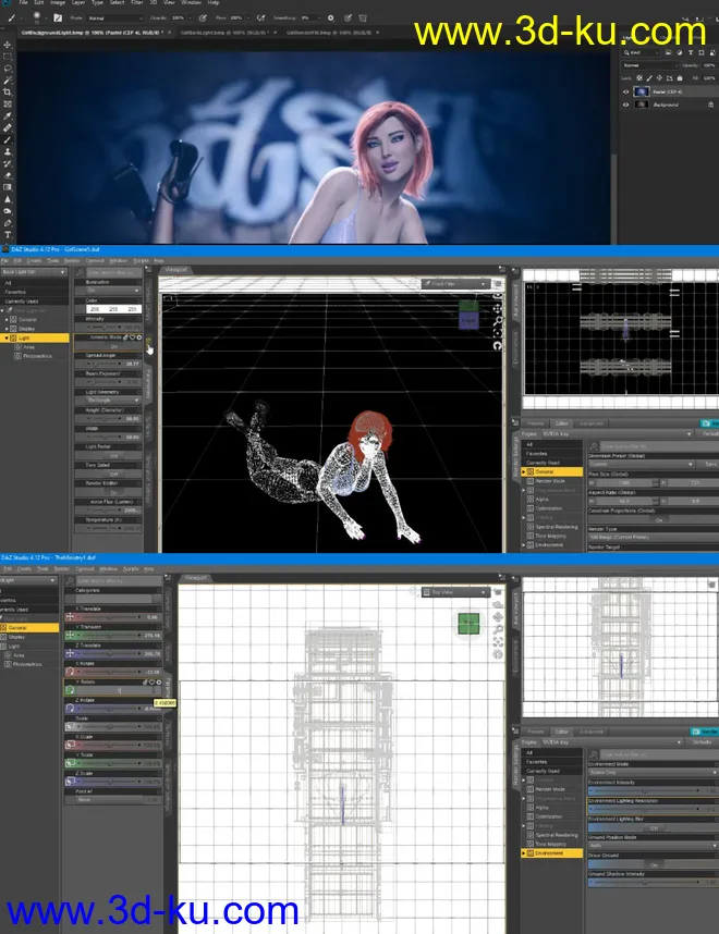 3 Point X Light System - Video Tutorial模型的图片3